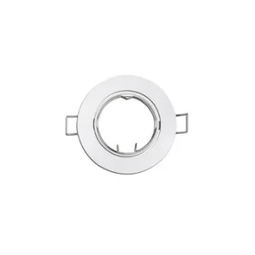 Edm Halogen Oscillating Metal Spot Ring - White - Diameter 8.4cm product image