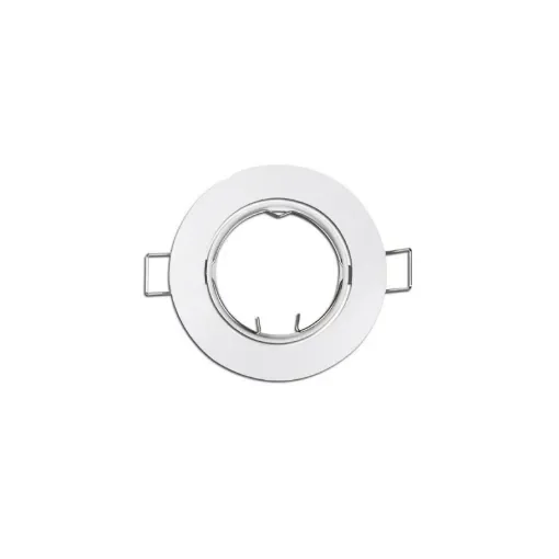 Edm Halogen Oscillating Metal Spot Ring - White - Diameter 8.4cm product image