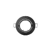 Edm Halogen Oscillating Metal Spot Ring - Black - Diameter 8.4cm product image