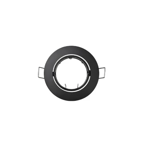 Edm Halogen Oscillating Metal Spot Ring - Black - Diameter 8.4cm product image