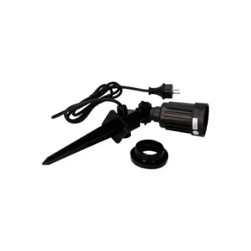 Edm Waterproof Garden Stake - 44cm - E27 - Black - Bulb Not Included product image