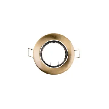 Edm Halogen Oscillating Metal Spot Ring - Antique Gold - Diameter 8.4cm product image