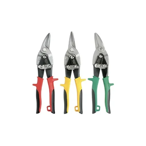 Ks Tools Sheet Metal Shears Set - 3 Pcs - 118.0050 product image
