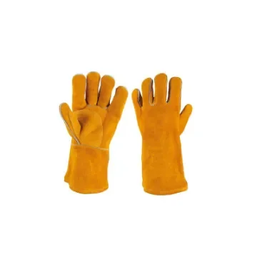 Ks Tools Gloves - Leather - Short - for Welder - Size Xxl - 985.7037 product image