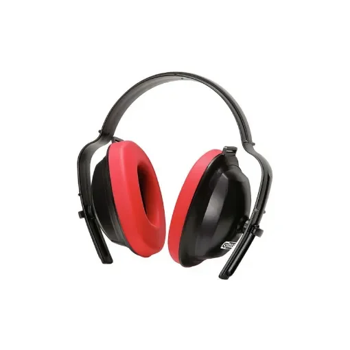 Ks Tools Noise-Cancelling Headphones - Red and Black - 19 Db - 310.0130 product image