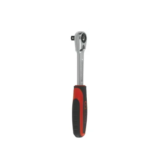 Ks Tools Ultimate Reversible Ratchet - Extra Flat Head - 1/4 Inch - 140 Mm - 920.1400 product image