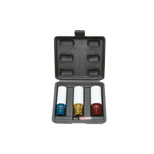 Set of 3 Impact Sockets Ks Tools for Aluminium Rims - 04-19-21mm - 1/2" - 515.1005 product image