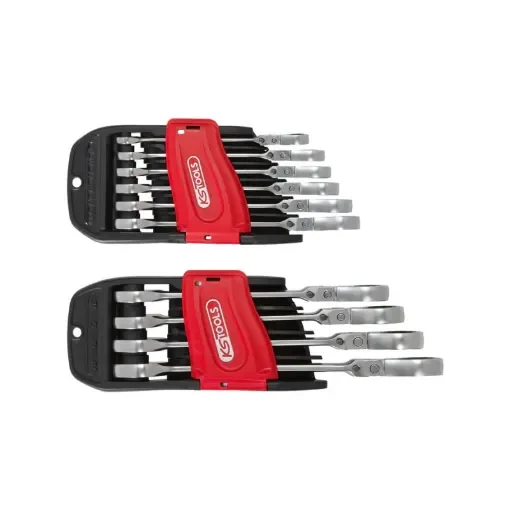 Ks Tools Gearplus Ratchet Mixed Spanner Set - 10 Pcs - Locking Tilt Head 503.4850 product image