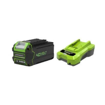 Greenworks 40V Pack - 1 X 4.0Ah Lithium-Ion Battery - 1 Charger product image