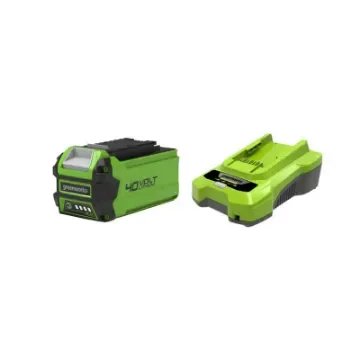 Greenworks 40V Pack - 1 X 2.0Ah Lithium-Ion Battery - 1 Charger product image