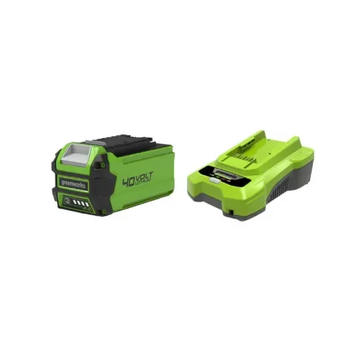Greenworks 40V Pack - 1 X 2.0Ah Lithium-Ion Battery - 1 Charger product image