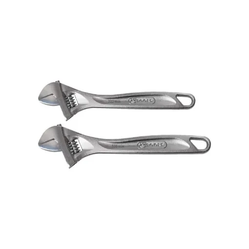 Ks Tools Adjustable Wrench Set - 2 Pcs - 577.0299 product image