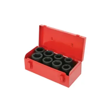 Ks Tools 1'' Long Impact Socket Set - 24 To 38 Mm - 8 Pieces product image