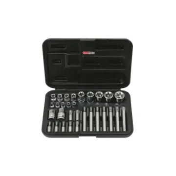 Ks Tools Torx Socket and Screwdriver Bit Set - 1/4'' - 3/8'' - 1/2'' 30 Pieces product image