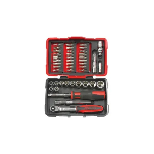 Ultimate Ks Tools 1/4'' Socket and Accessory Set in Inches 44 Pieces product image