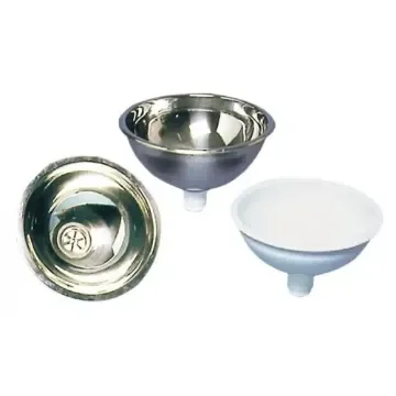 Vasque Semi-Round Polished Stainless Steel Sink 350X150mm product image