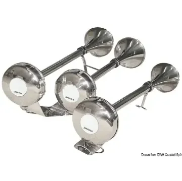 Double Stainless Steel Membrane Horn 12 V product image