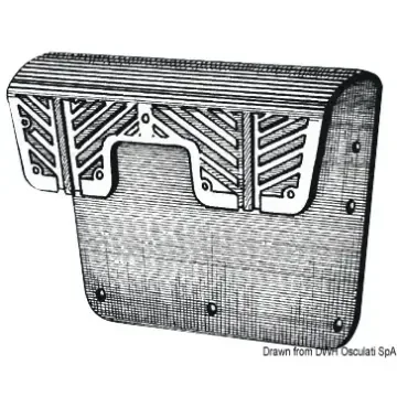 Grey Pvc Protective Plate for Poupe 400x280 Mm product image
