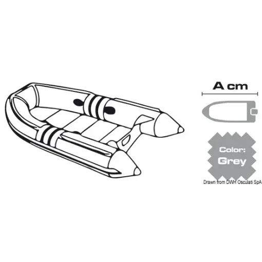 Grey Boat Cover 320/380 Cm 300d product image