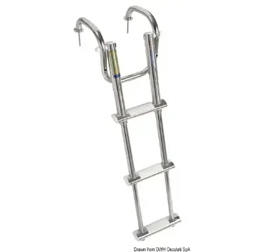 Telescopic Ladder 3 Steps with Handles product image