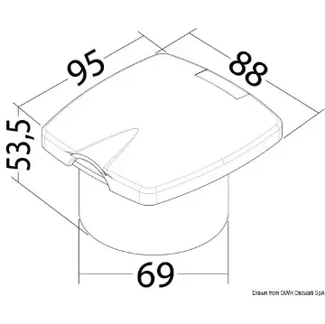 Boris Shower White Finish Pvc Hose 2.5 M product image