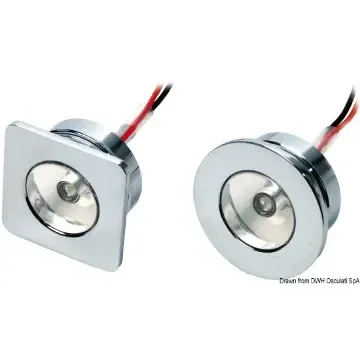 Round White Led Courtesy Light product image