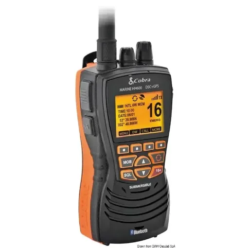Portable Vhf Radio - Cobra Mr HH600 - Bluetooth - Gps product image