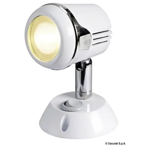 White Articulated Spot High-Power Led 12/24 V product image