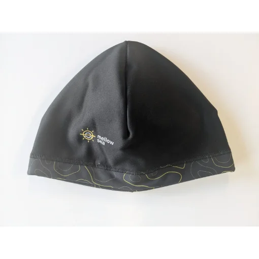 Water-Repellent Fleece Beanie for Water Sports Black/Yellow Mellow Sea Anfibi product image