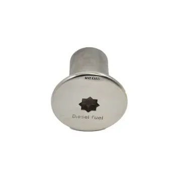 Vetus Stainless Steel Diesel Fuel Deck Filler Cap 51mm - CAPF51W product image