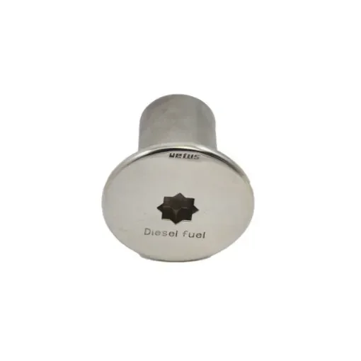 Vetus Stainless Steel Diesel Fuel Deck Filler Cap 51mm - CAPF51W product image