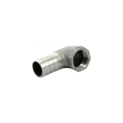 Vetus stainless steel 90 degree hose connector 1 1/2 inch - QB05FH-39 product image