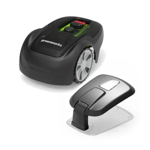 Optimow 5 Greenworks Robotic Lawn Mower Pack - for 550m2 - with Garage product image