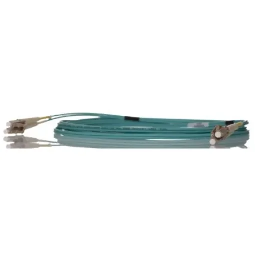 RS PRO LC to LC Duplex Multi Mode OM4 Fibre Optic Cable, 900µm, Blue, 3m - 1213935 product image
