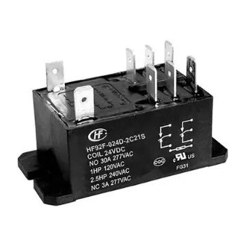 Hongfa Europe GMBH Flange Mount Power Relay, 24V dc Coil, 30A Switching Current, DPDT - HF92F-024D-2C21S product image