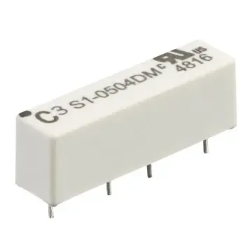 Sensata Cynergy3 PCB Mount Reed Relay, 12V dc Coil, SPST, 350V Max, 1 A Max, 500O - S1-1204/RS product image