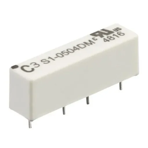 Sensata Cynergy3 PCB Mount Reed Relay, 12V dc Coil, SPST, 350V Max, 1 A Max, 500O - S1-1204/RS product image