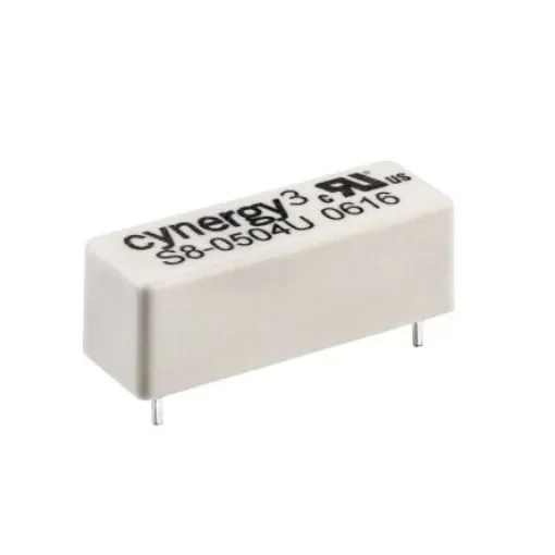 Sensata Cynergy3 PCB Mount Reed Relay, 5V dc Coil, SPST, 1000V Max, 1 A Max, 120O - S8-0504VU/RS product image