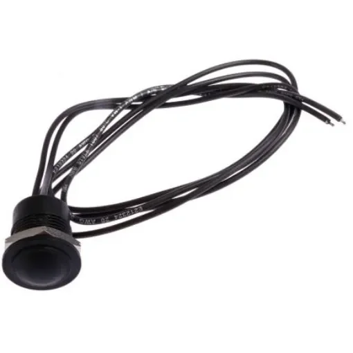 APEM Push Button Switch, Momentary, Panel Mount, 16.2mm Cutout, SPST, 24V dc, IP65, IP67 - IAR3F1200 product image