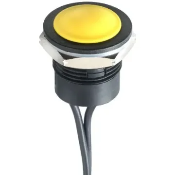 APEM Push Button Switch, Momentary, Panel Mount, 16.2mm Cutout, SPST, 24V dc, IP65, IP67 - IAR3F1500 product image