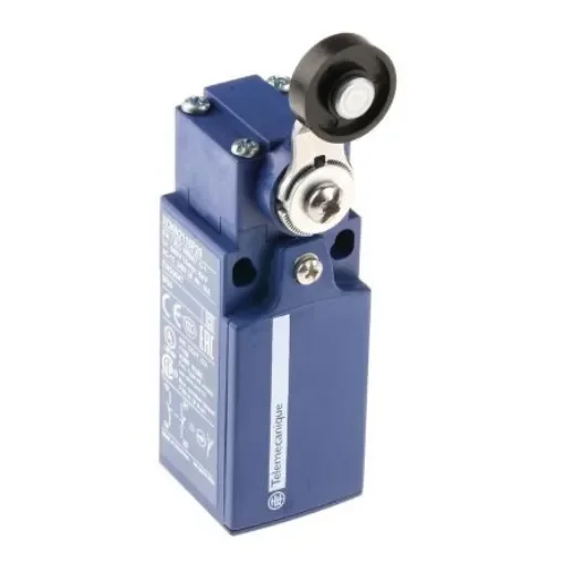 Telemecanique Sensors OsiSense XC Series Roller Lever Limit Switch, NO/NC, IP65, DP, Plastic Housing, 240V ac Max, 10A - XCKN2118P20 product image