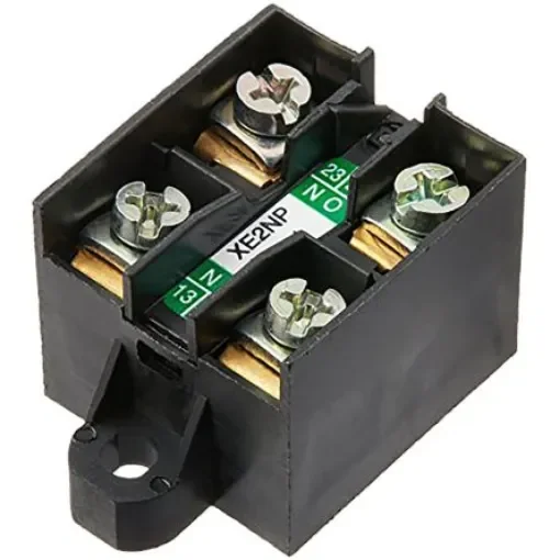 Telemecanique Sensors Limit Switch Contact Block, OsiSense XC, 2NO - XE2NP2131 product image