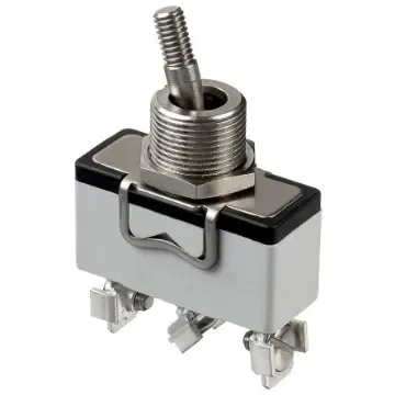 APEM Toggle Switch, Panel Mount, On-On, SPDT, Screw Terminal, 250V ac - 636H/X2330 product image