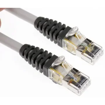 Brand-Rex, 5m Cat6, Grey RJ45 to Male RJ45 Male, S/FTP Shielded, Terminated LSZH Sheath - C6CPCS050-888HB product image