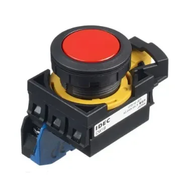 Idec CW Series Illuminated Push Button, Panel Mount, 22mm Cutout, SPST, IP65 - CW1B-A1E10R product image
