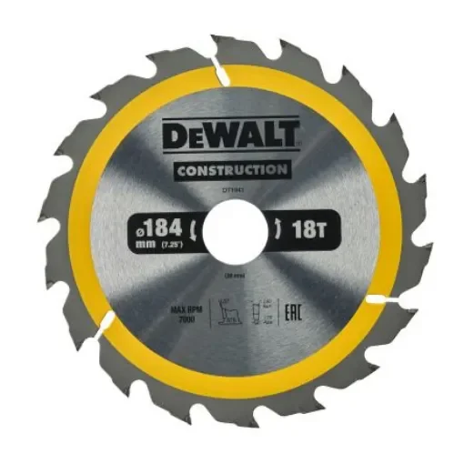 DeWALT Multiple Materials Circular Saw Blade, Pack of 1 - DT1941-QZ product image