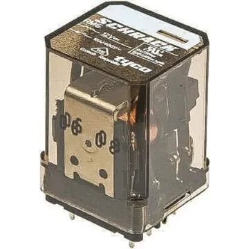 TE Connectivity Plug In Power Relay, 24V dc Coil, 16A Switching Current, 3PDT - 3-1415546-2 product image