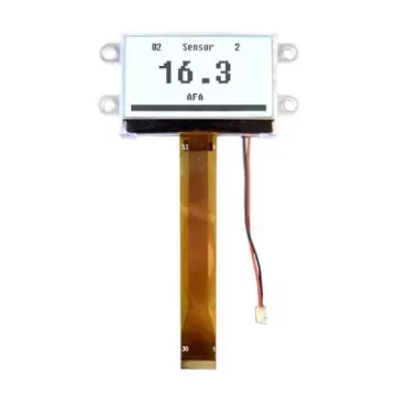 NEWHAVEN DISPLAY INTERNATIONAL NHD-C12864WC-FSW-FBW-3V3-M Graphic LCD Graphic Display, White on, Transflective product image