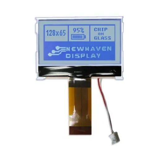 NEWHAVEN DISPLAY INTERNATIONAL NHD-C12865AR-FSW-GBW NHD-C12865AR Graphic LCD Graphic Display, White on Grey, product image