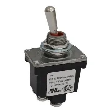 RS PRO Toggle Switch, Panel Mount, On-Off, DPST, Step Model Terminal, 125, 250V ac - 186243 product image